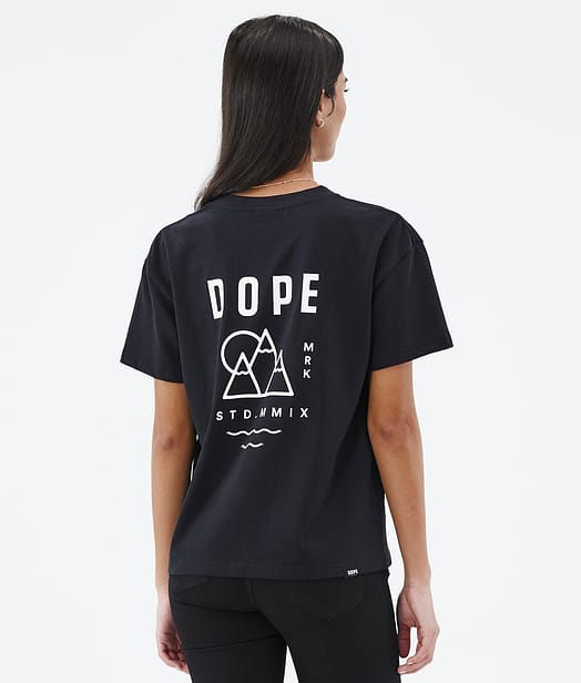 Dope Standard W 2022 T-shirt Dames Black