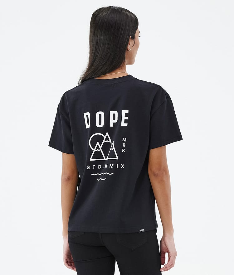Dope Standard W 2022 T-shirt Dames Summit Black, Afbeelding 1 van 5