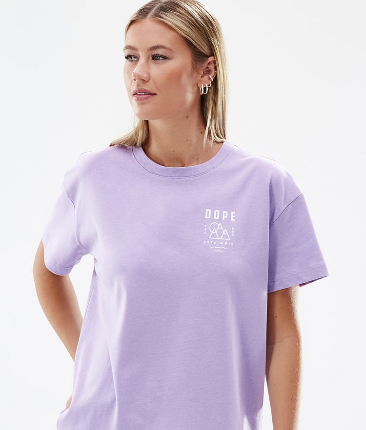 Dope Standard W 2022 T-shirt Dames Summit Faded Violet, Afbeelding 3 van 5