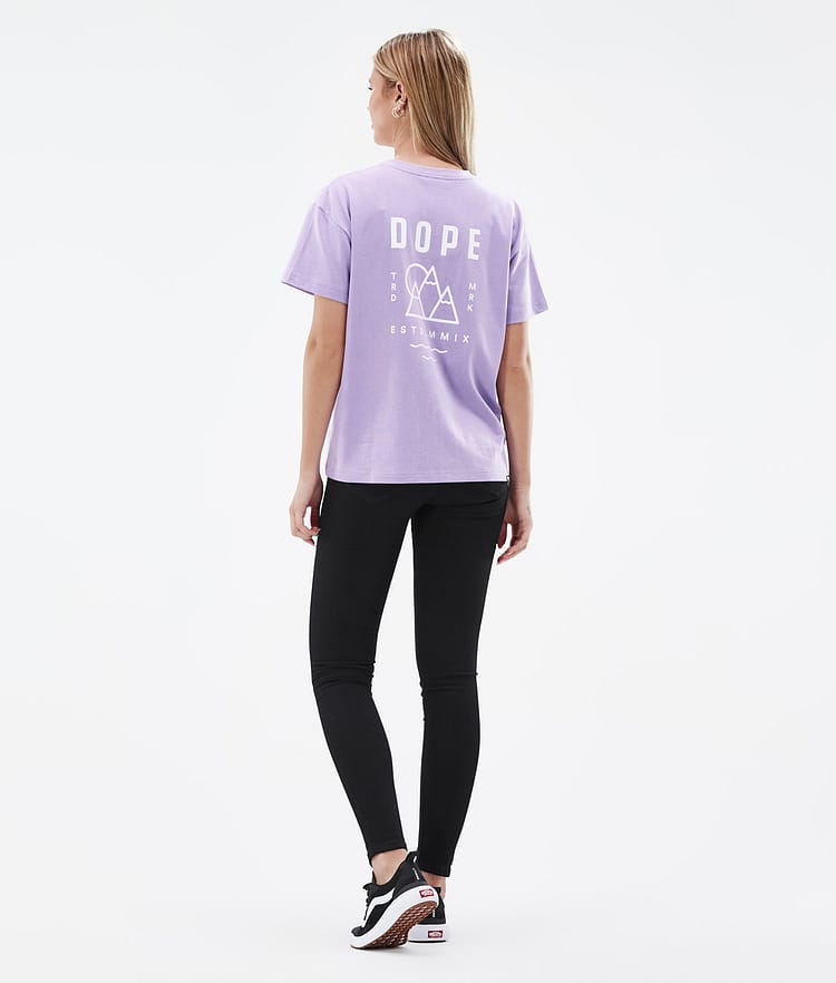 Dope Standard W 2022 Camiseta Mujer Summit Faded Violet, Imagen 4 de 5