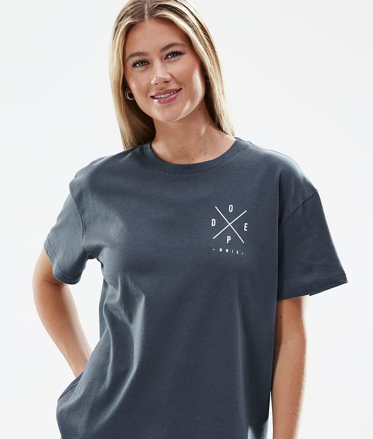 Dope Standard W 22 T-shirt Dames 2X-Up Metal Blue, Afbeelding 2 van 5