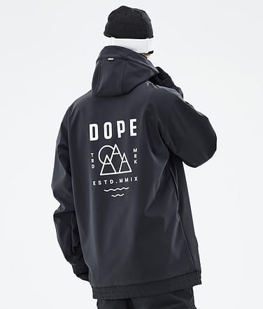Dope Yeti 2022 Snowboard Jacket Men Summit Black Renewed