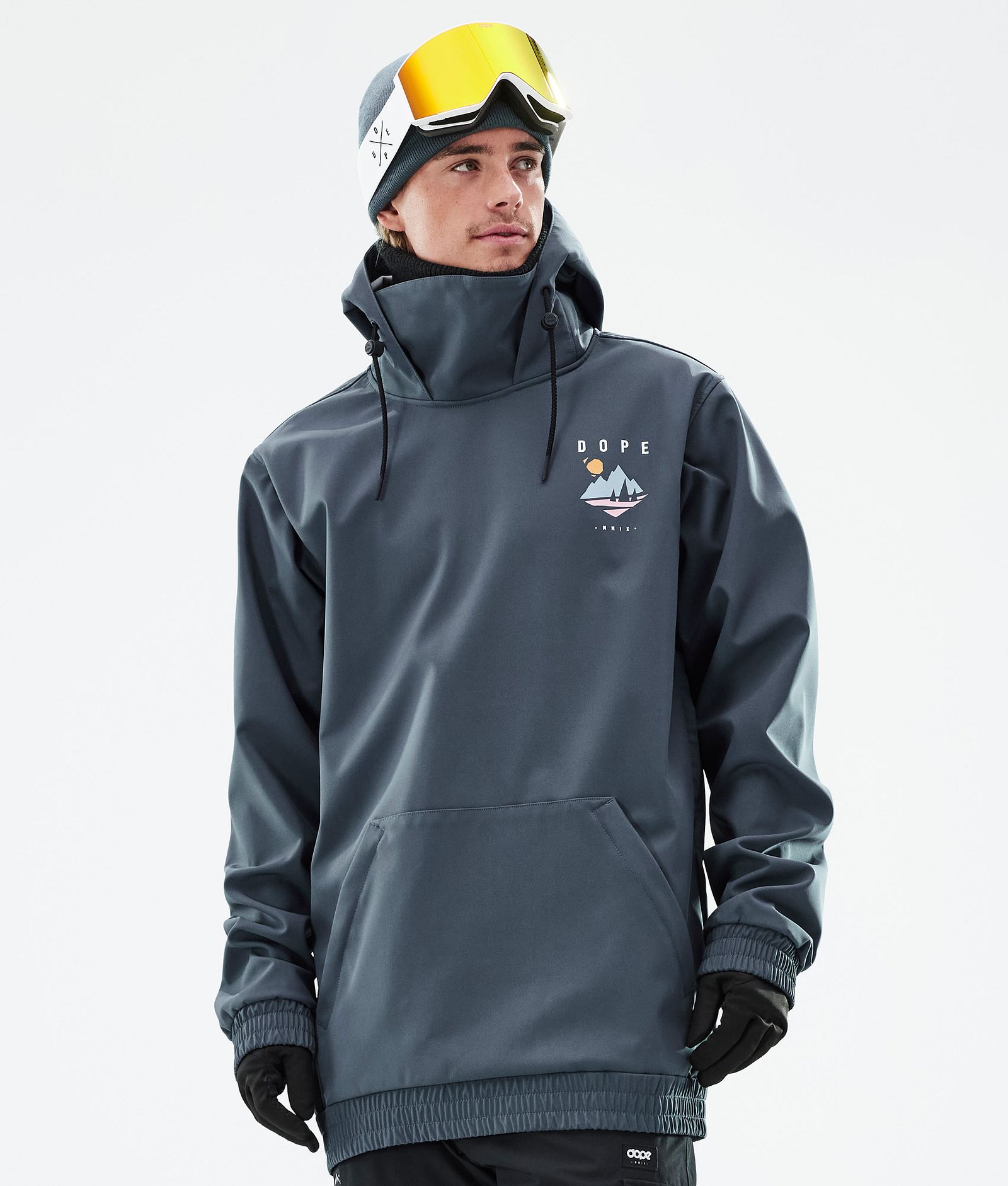 Dope Yeti 2022 Snowboard Jacket Men Pine Metal Blue
