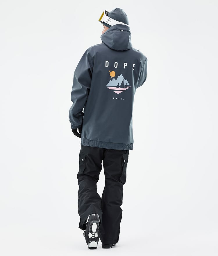 Dope Yeti 2022 Ski Jacket Men Pine Metal Blue, Image 4 of 8