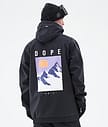 Dope Yeti 2022 Kurtka Snowboardowa Mężczyźni Peak Black