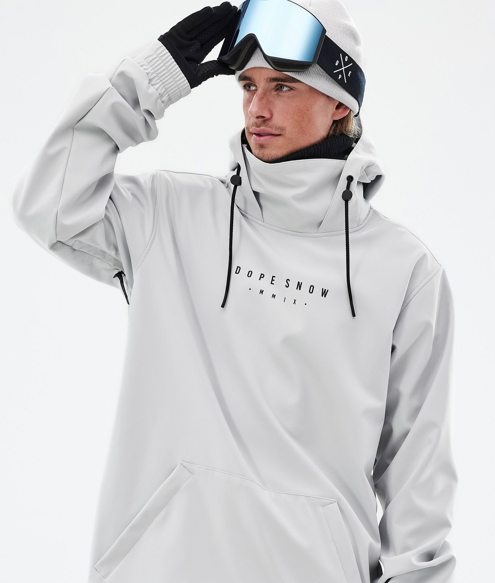 Dope Yeti 2022 Snowboard jas Heren Range Light Grey Renewed