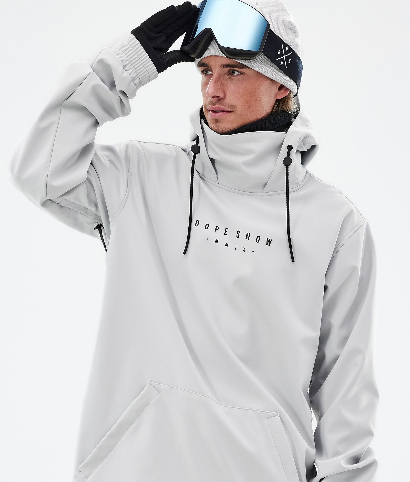 Dope Yeti 2022 Veste de Ski Homme Range Light Grey, Image 3 sur 8