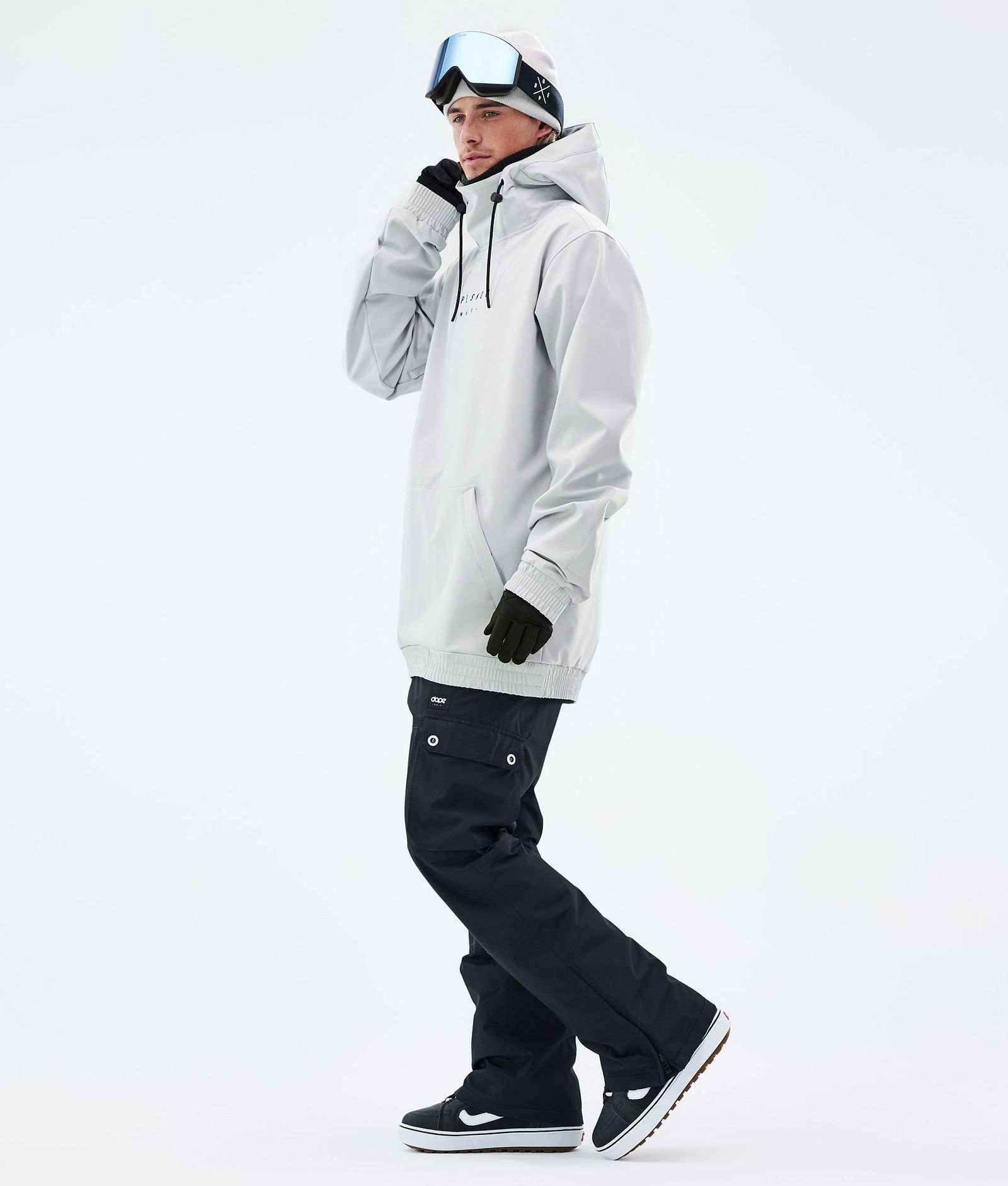 Dope Yeti 2022 Snowboard jas Heren Range Light Grey Renewed, Afbeelding 5 van 8
