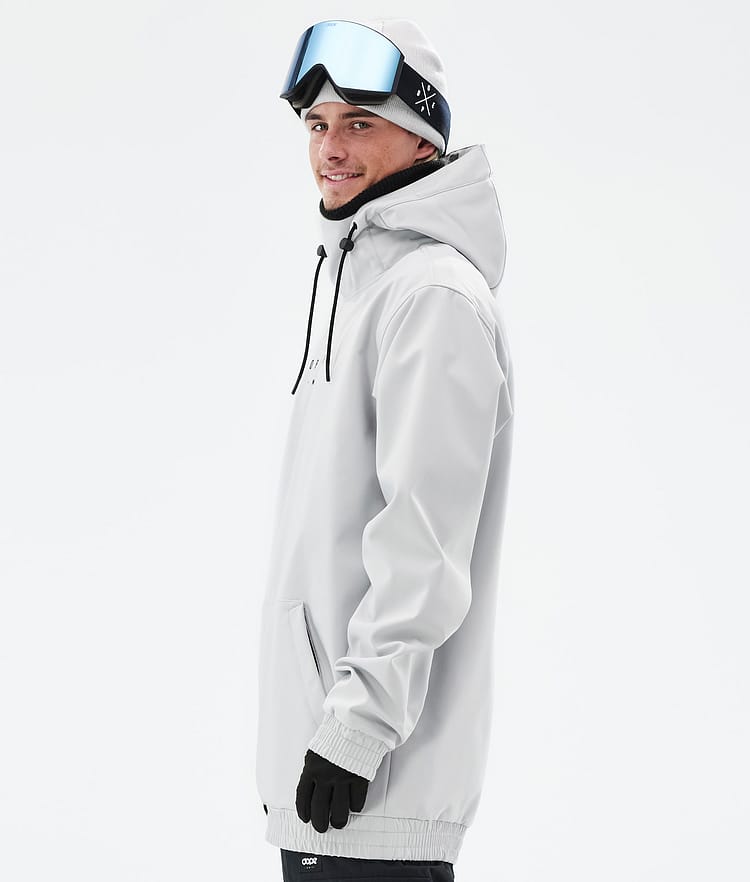 Dope Yeti 2022 Snowboardjacke Herren Range Light Grey Renewed, Bild 7 von 8