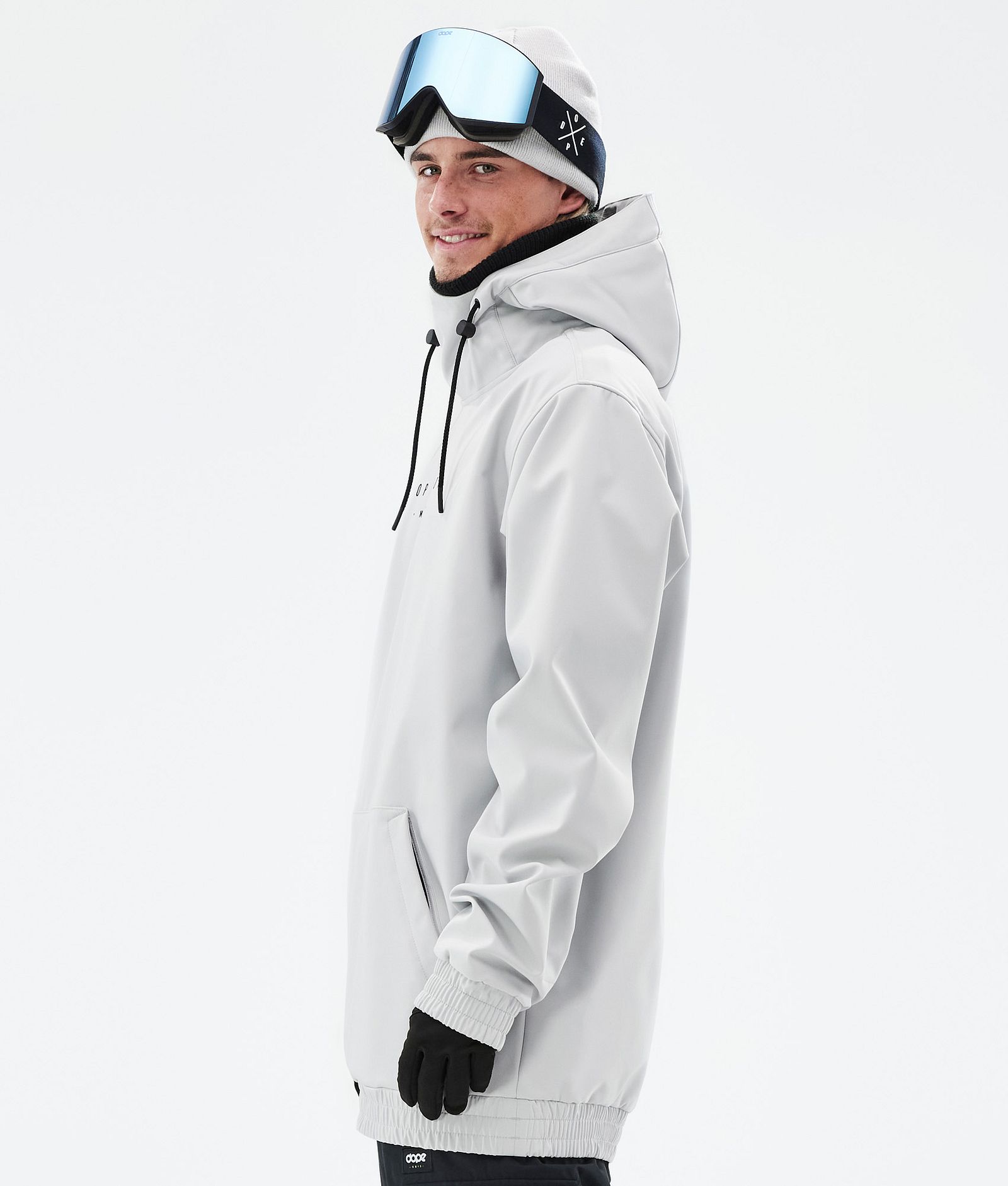 Dope Yeti 2022 Giacca Snowboard Uomo Range Light Grey Renewed, Immagine 7 di 8