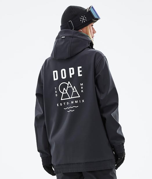 Dope Yeti W 2022 Snowboard Jacket Women Summit Black