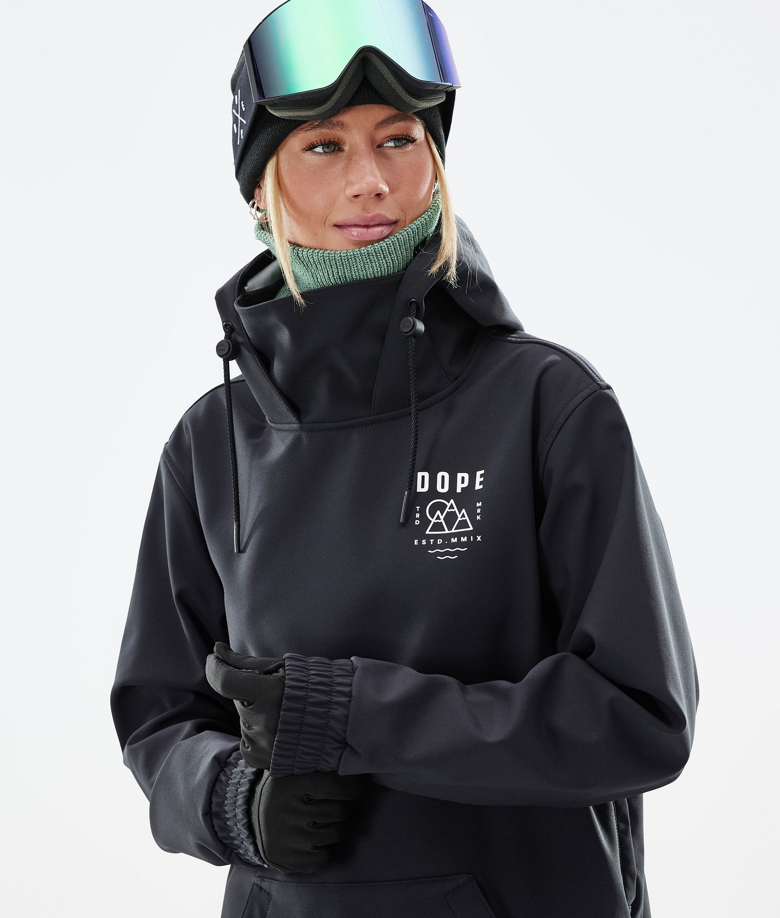 Dope Yeti W 2022 Bunda na Snowboard Dámské Summit Black