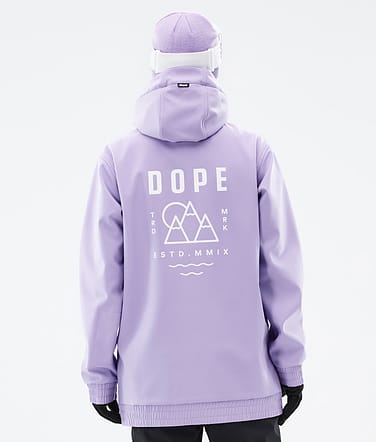 Dope Yeti W 2022 Bunda na Snowboard Dámské Summit Faded Violet