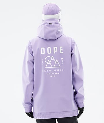 Dope Yeti W 22 Kurtka Snowboardowa Kobiety Summit Faded Violet