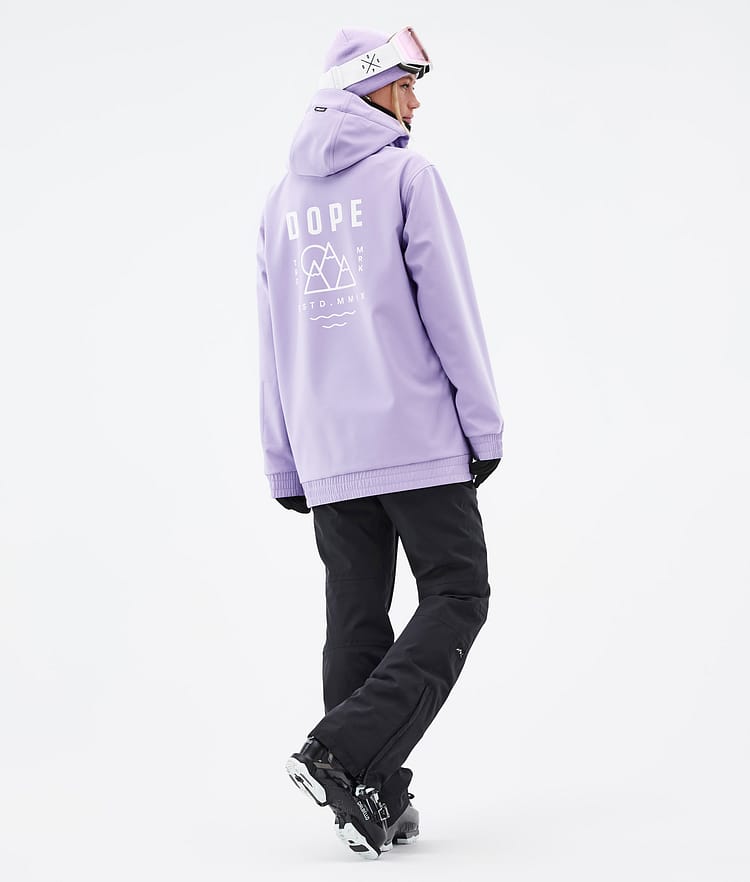Dope Yeti W 22 Ski jas Dames Summit Faded Violet, Afbeelding 4 van 8