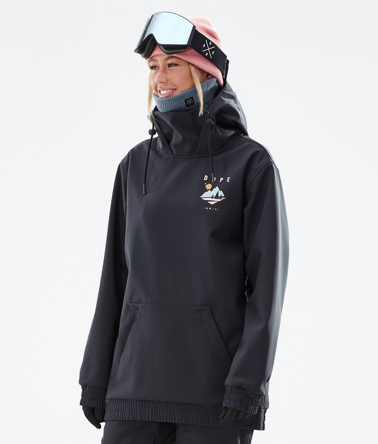 Dope Yeti W 2022 Snowboard Jacket Women Pine Black