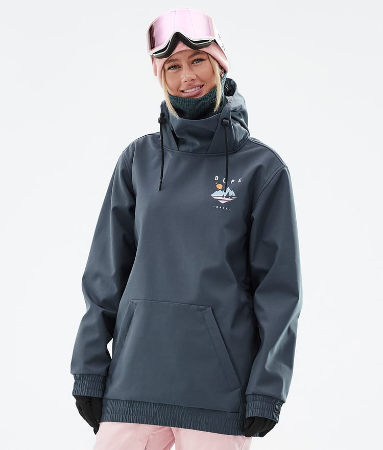 Dope Yeti W 2022 Ski Jacket Women Pine Metal Blue