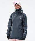 Dope Yeti W 2022 Snowboard Jacket Women Pine Metal Blue