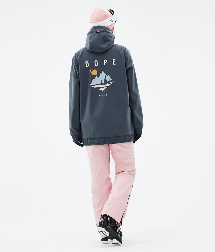Dope Yeti W 2022 Kurtka Narciarska Kobiety Pine Metal Blue, Zdjęcie 4 z 8