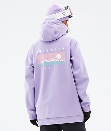 Dope Yeti W 22 Kurtka Snowboardowa Kobiety Range Faded Violet