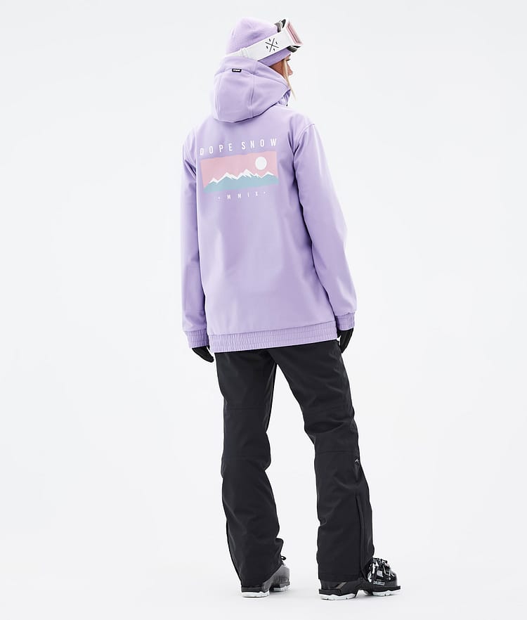 Dope Yeti W 22 Ski jas Dames Range Faded Violet, Afbeelding 4 van 8