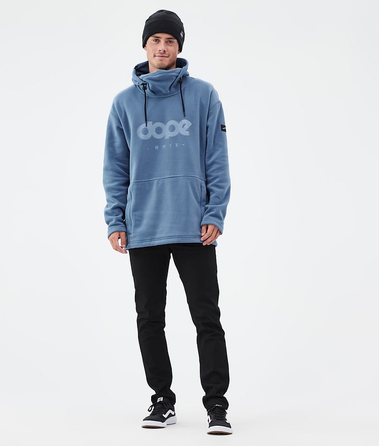Dope Cozy II Pull Polaire Homme Blue Steel, Image 3 sur 7