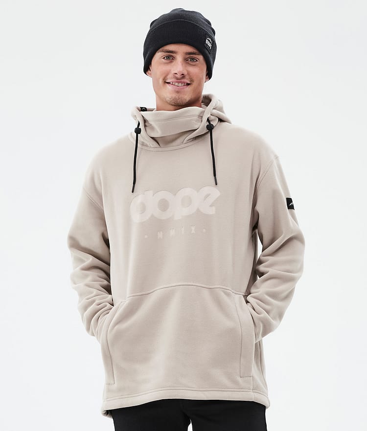 Dope Cozy II Fleece-hoodie Herre Sand Renewed, Billede 1 af 7