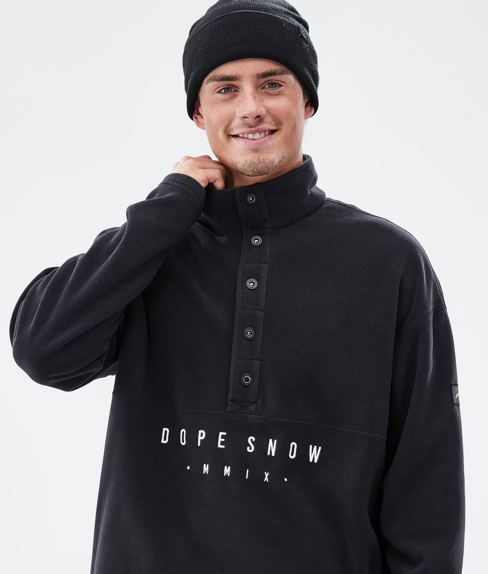Dope Comfy Fleece Sweater Men Black Renewed, Image 2 of 6