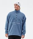 Dope Comfy Fleece Sweater Men Blue Steel