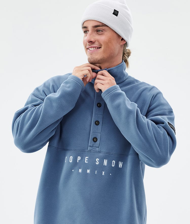 Dope Comfy Fleece Sweater Men Blue Steel