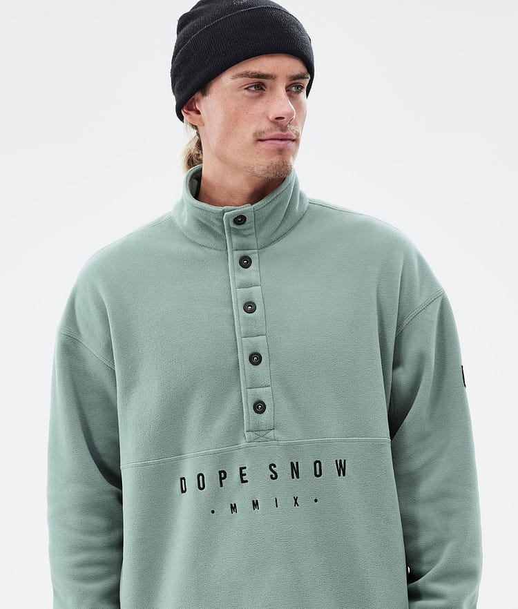 Dope Comfy Fleece Sweater Men Faded Green