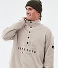 Dope Comfy Fleece Sweater Men Sand
