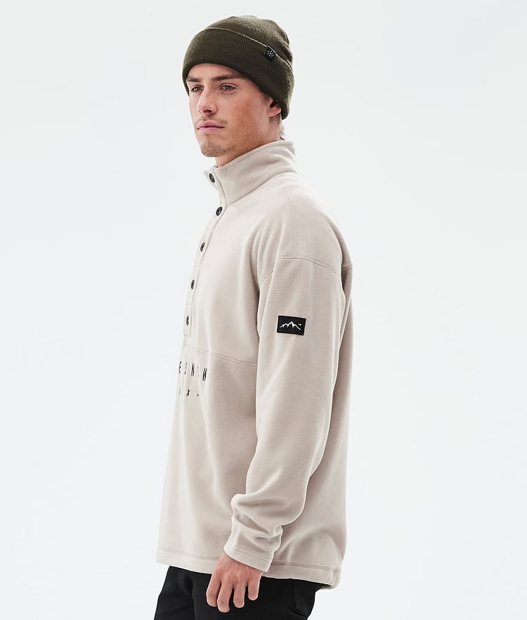 Dope Comfy Fleece Sweater Men Sand/Black Renewed, Image 5 of 6