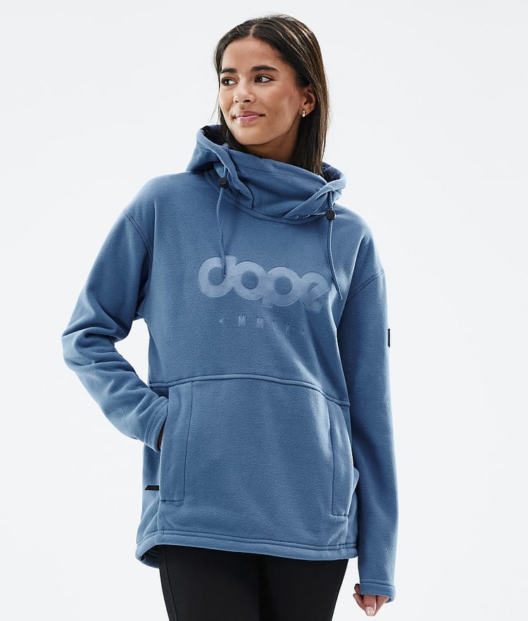 Dope Cozy II W Fleece-hoodie Dame Blue Steel, Billede 1 af 8