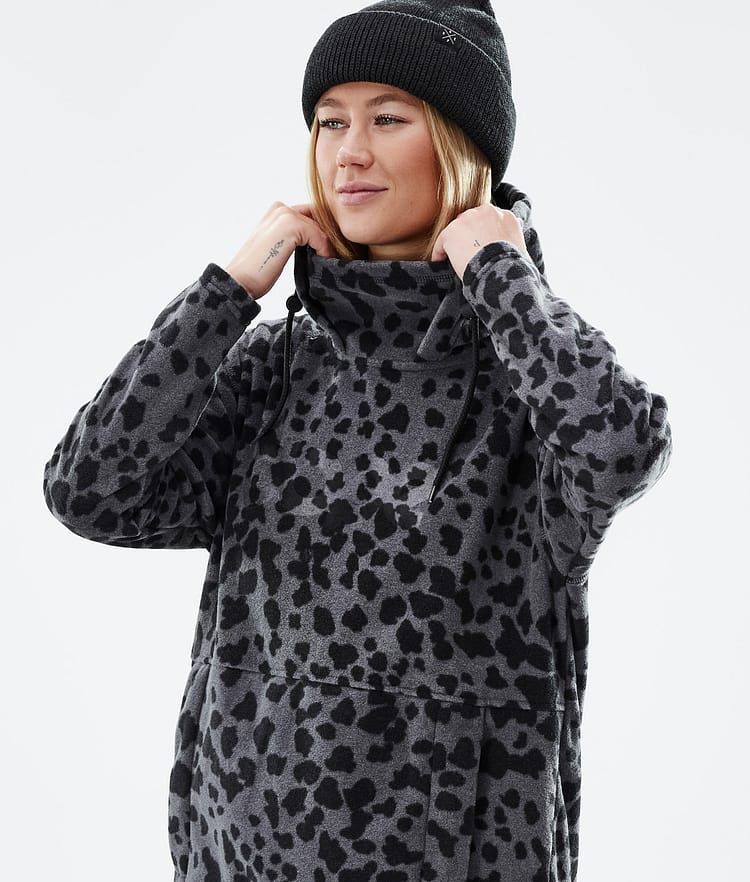 Dope Cozy II W Fleece Hoodie Women Dots Phantom, Image 2 of 8