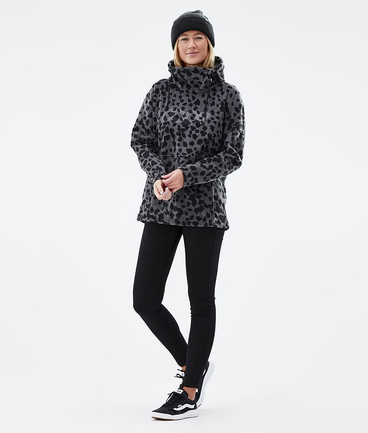 Dope Cozy II W Fleece Hoodie Women Dots Phantom, Image 3 of 8