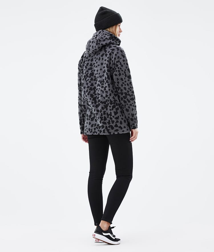 Dope Cozy II W Fleece Hoodie Women Dots Phantom, Image 4 of 8