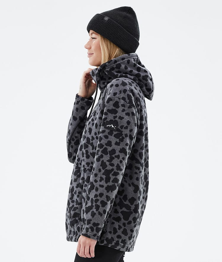 Dope Cozy II W Fleece Hoodie Women Dots Phantom, Image 6 of 8