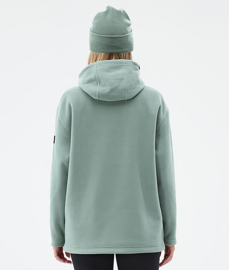 Dope Cozy II W Pile con Cappuccio Donna Faded Green