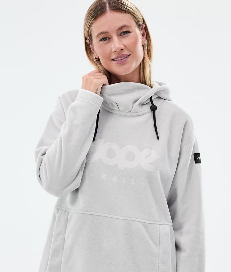 Dope Cozy II W Fleece Hoodie Dames Light Grey Renewed, Afbeelding 2 van 7