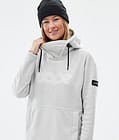 Dope Cozy II W Pile con Cappuccio Donna Light Grey Renewed, Immagine 2 di 7