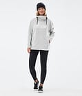 Dope Cozy II W Fleece Hoodie Women Light Grey Renewed, Image 3 of 7