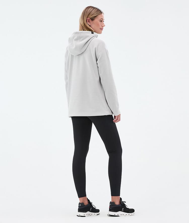 Dope Cozy II W Fleece Hoodie Dames Light Grey Renewed, Afbeelding 4 van 7