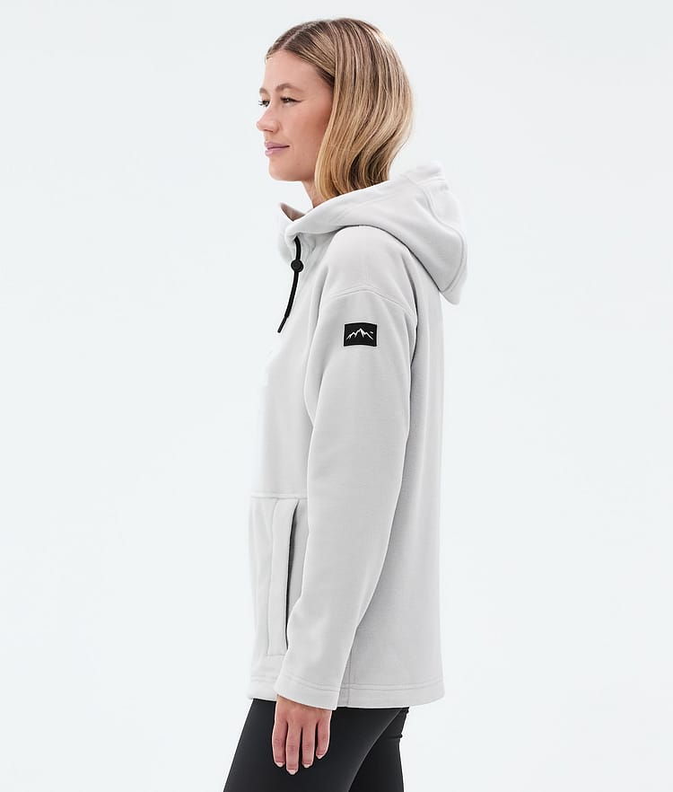Dope Cozy II W Fleece Hoodie Dames Light Grey Renewed, Afbeelding 5 van 7