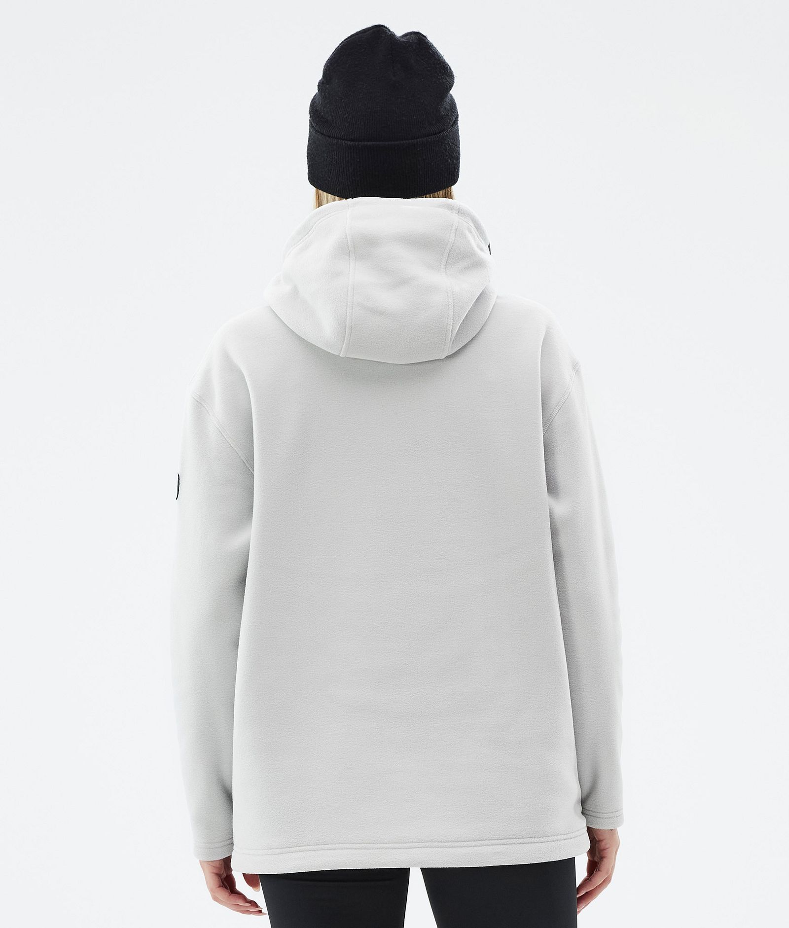 Dope Cozy II W Fleece-hoodie Dame Light Grey Renewed, Billede 6 af 7