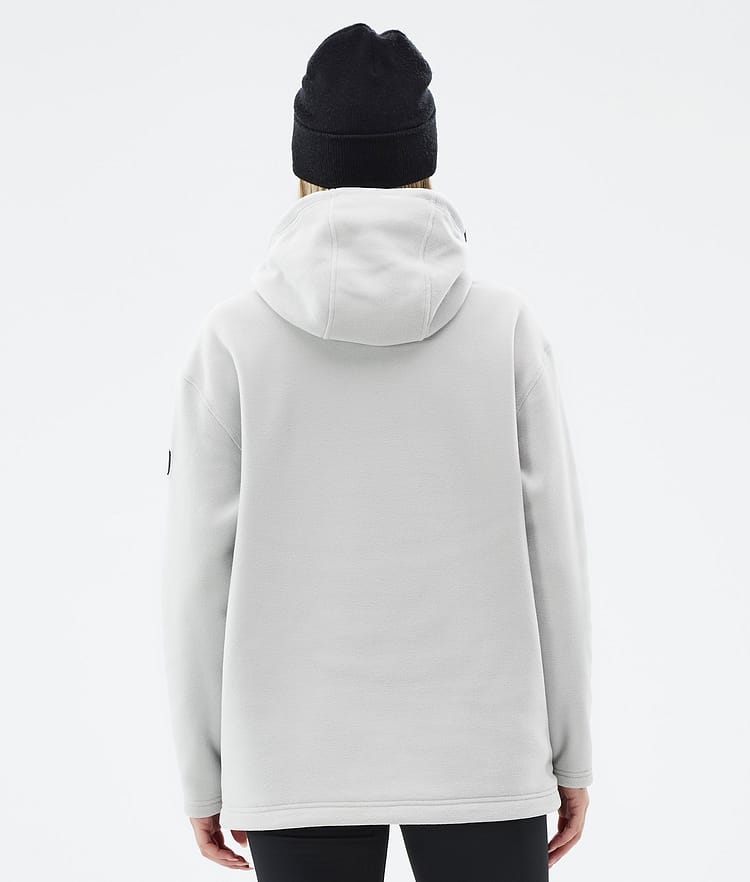 Dope Cozy II W Fleece-hoodie Dame Light Grey