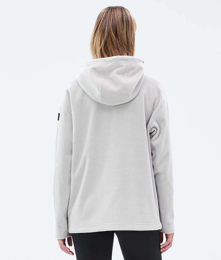 Dope Cozy II W Fleece Hoodie Dames Light Grey Renewed, Afbeelding 6 van 7