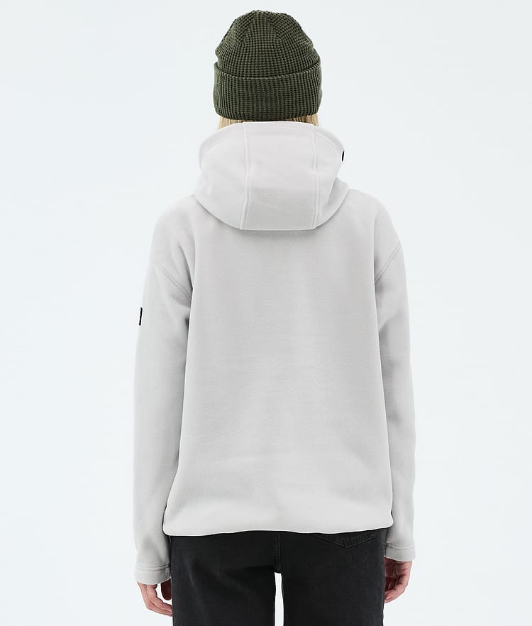 Dope Cozy II W Fleecová Mikina s Kapucí Dámské Light Grey Renewed, Image 6 of 7