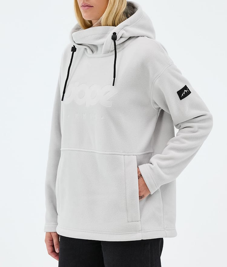 Dope Cozy II W Fleecová Mikina s Kapucí Dámské Light Grey Renewed, Image 7 of 7