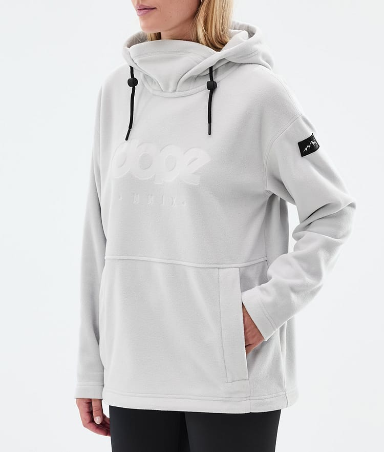 Dope Cozy II W Fleece Hoodie Dames Light Grey Renewed, Afbeelding 7 van 7